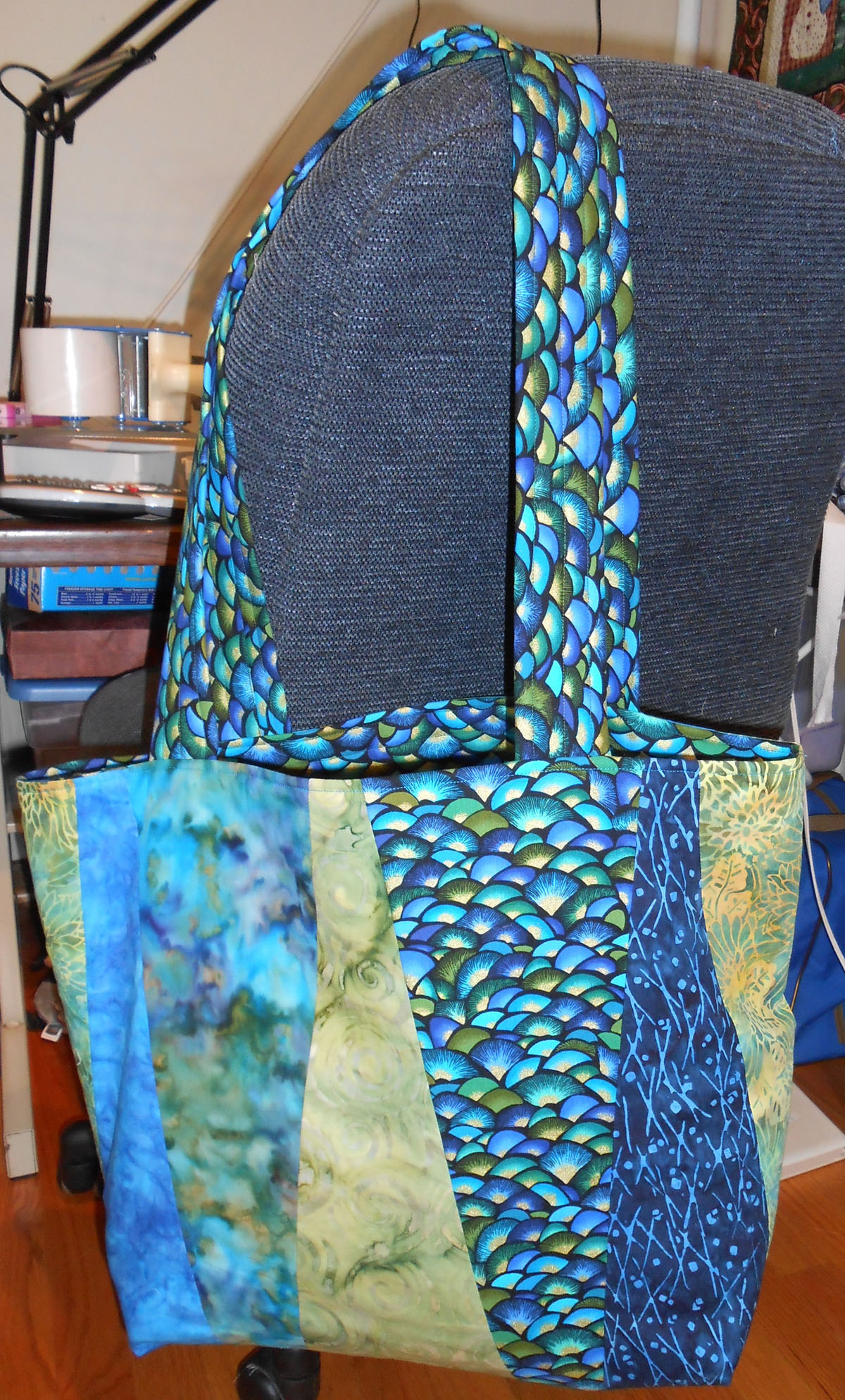 Quilt Ruler Tote Bag Pattern IUCN Water